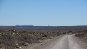 Road between Loxton and Fraserburg