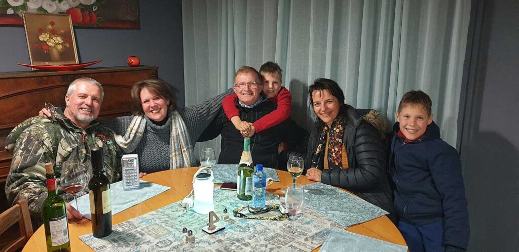 Danny, his family & us