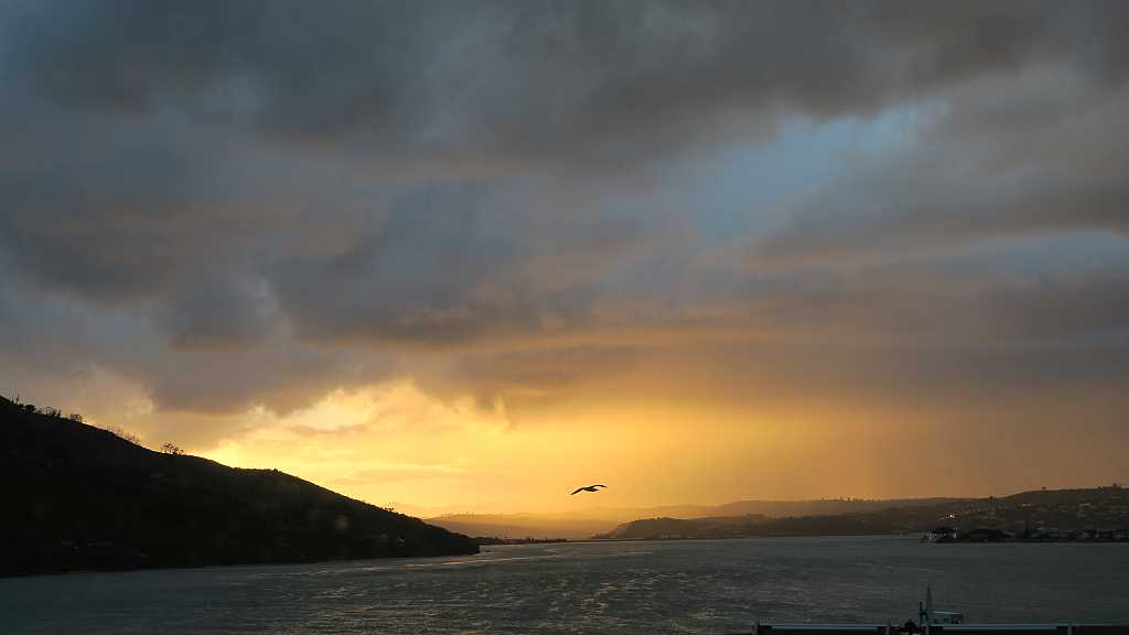 Knysna Lagoon at sunset