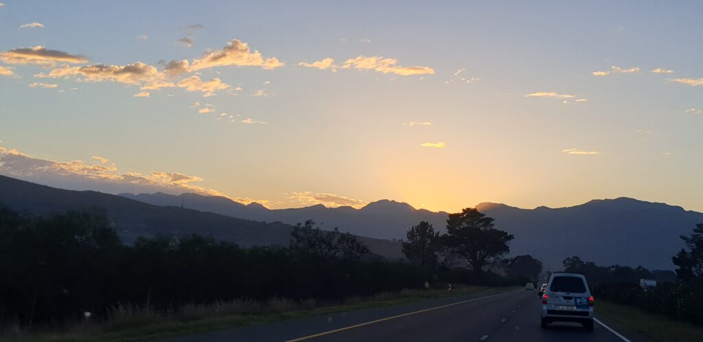 On the N1 towards Paarl