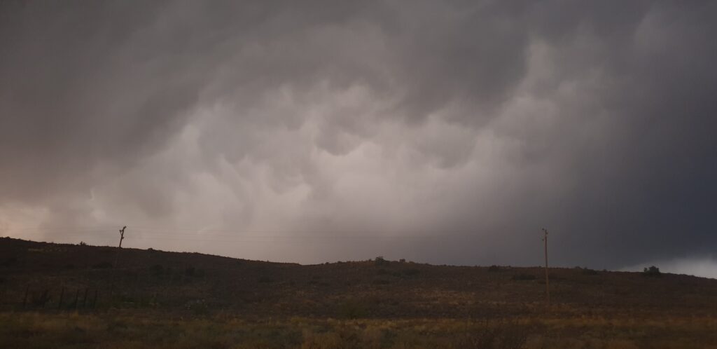 View from Oupa's house in Beaufort-West